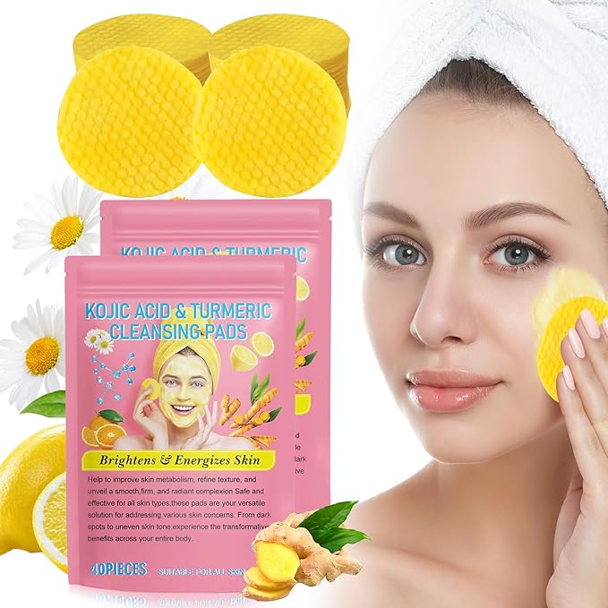 Original Kojic Acid & Turmeric Cleansing Pads (40 Pads)
