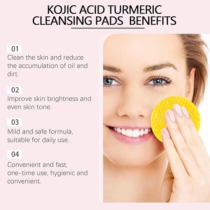 Original Kojic Acid & Turmeric Cleansing Pads (40 Pads)