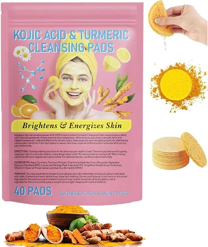 Original Kojic Acid & Turmeric Cleansing Pads (40 Pads)