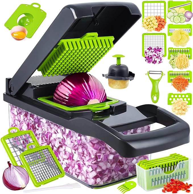 14-in-1 Vegetable Cutter, Chopper & Slicer
