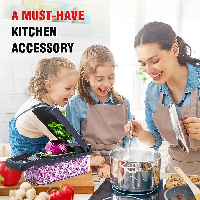 14-in-1 Vegetable Cutter, Chopper & Slicer