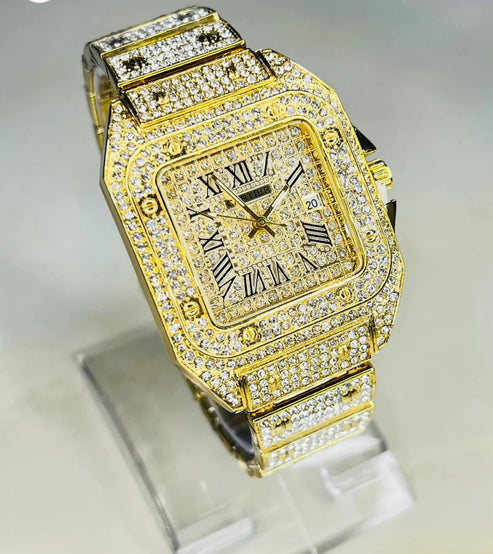 Stylish Women's Gold Wristwatch